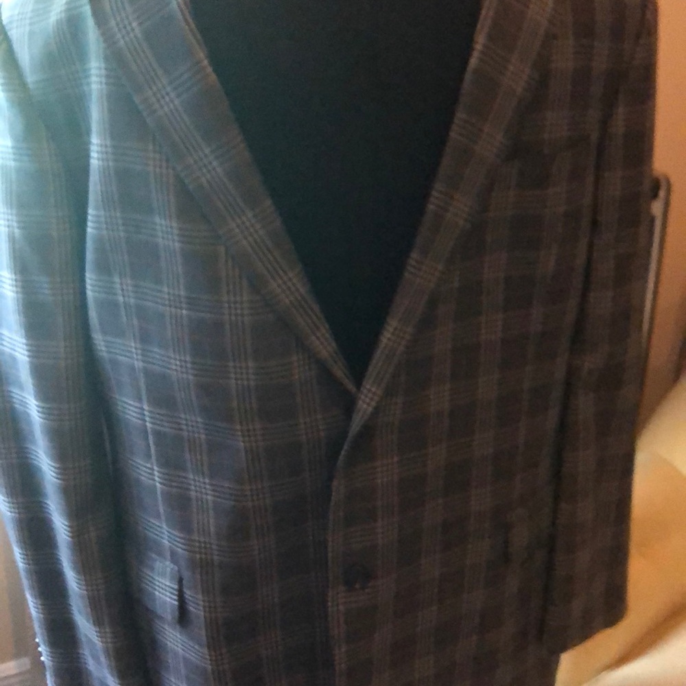 Men’s 2-Piece Plaid Suit